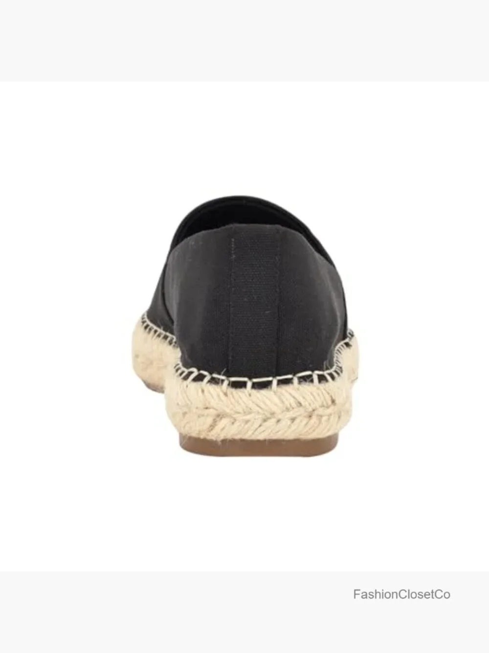Women's Canvas Espadrille Flat Slip-On Shoes with Cushioned Insole